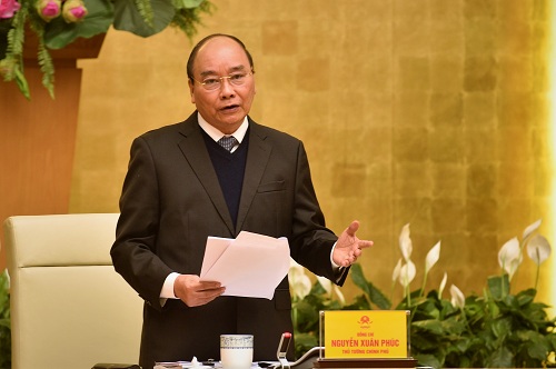 Thủ tướng Nguyễn Xuân Phúc phát biểu tại Hội nghị - Ảnh: VGP/Nhật Bắc