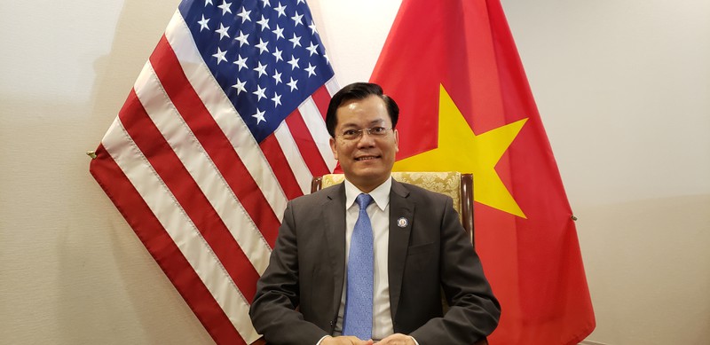 Đại sứ Việt Nam tại Hoa Kỳ Hà Kim Ngọc. 
