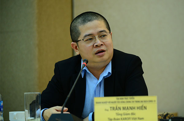 Ông Trần Mạnh Hiển - Tổng Giám đốc Tập đoàn Karofi Việt Nam