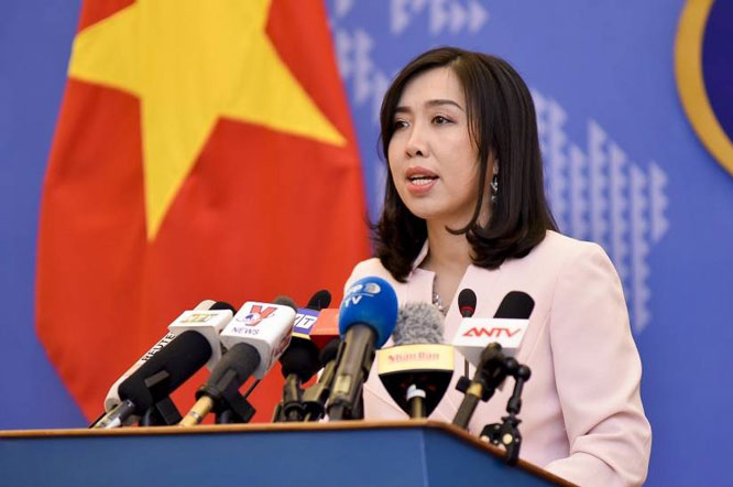 Bà Lê Thị Thu Hằng - người phát ngôn Bộ Ngoại giao Việt Nam