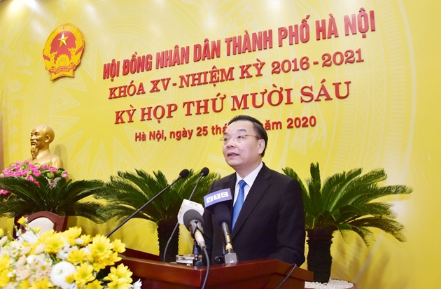 Ông Chu Ngọc Anh được bầu làm Chủ tịch UBND TP Hà Nội. Ảnh: Viết Thành