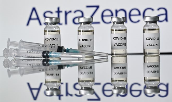 Vắc xin Covid-19 của AstraZeneca. (Ảnh: AFP )