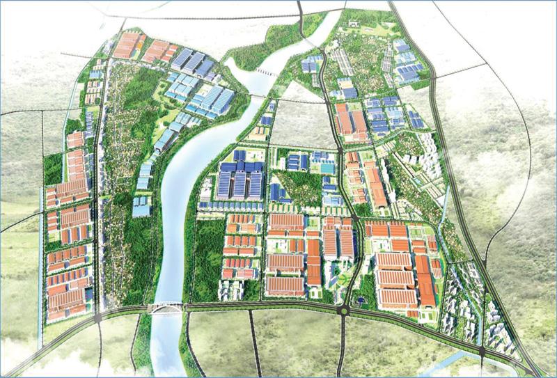 Mô hình Khu công nghiệp Liên Hà Thái được đầu tư tại Khu kinh tế Thái Bình.