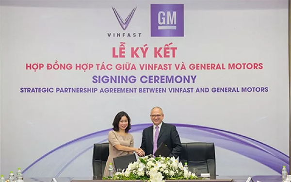 VinFast và General Motors (GM) đã ký kết một thoả thuận hợp tác chiến lược