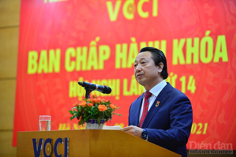 Ông Nguyễn Quang Vinh - Tổng Thư ký VCCI thông tin về 