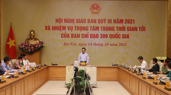 Kết luận hội nghị, Phó thủ tướng Phạm Bình Minh đánh giá tình trạng cán bộ bảo kê, tiếp tay cho buôn lậu, gian lận thương mại là rất nghiêm trọng - Ảnh: B.HÀ
