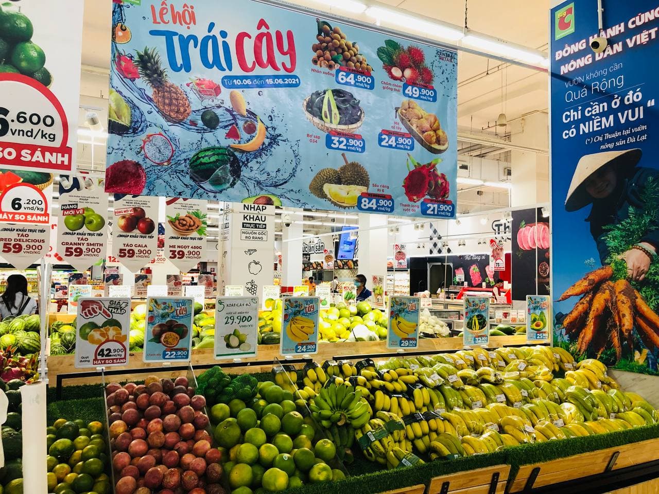 Chuỗi siêu thị thuộc Central Retail thường xuyên tổ chức các Tuần lễ quảng bá trái cây, nông sản.