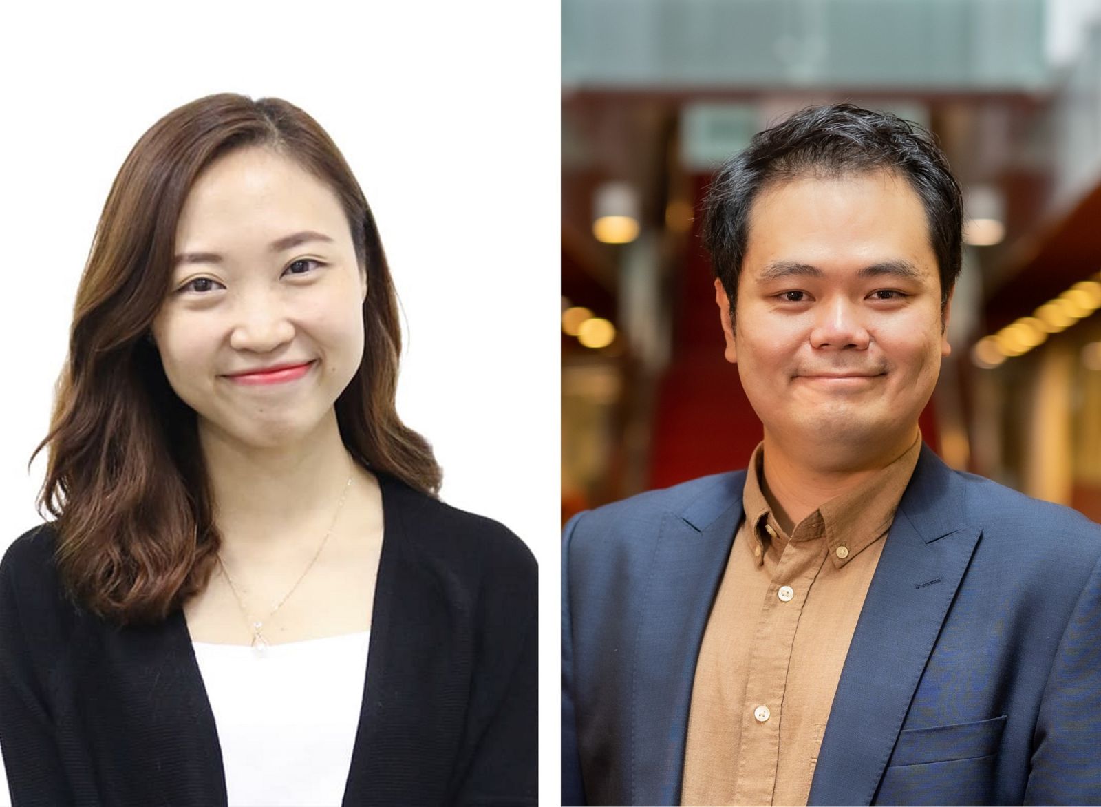 Thạc sĩ Hứa Mỹ Sang (Giảng viên Digital Marketing) và Tiến sĩ Seng Kiat Kok (Chủ nhiệm cấp cao bộ môn Quản trị nguồn nhân lực và Khởi nghiệp), Đại học RMIT.