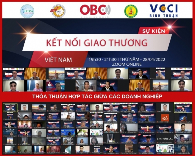 Toàn cảnh chương trình “Kết nối giao thương Việt Nam” dưới hình thức trực tuyến