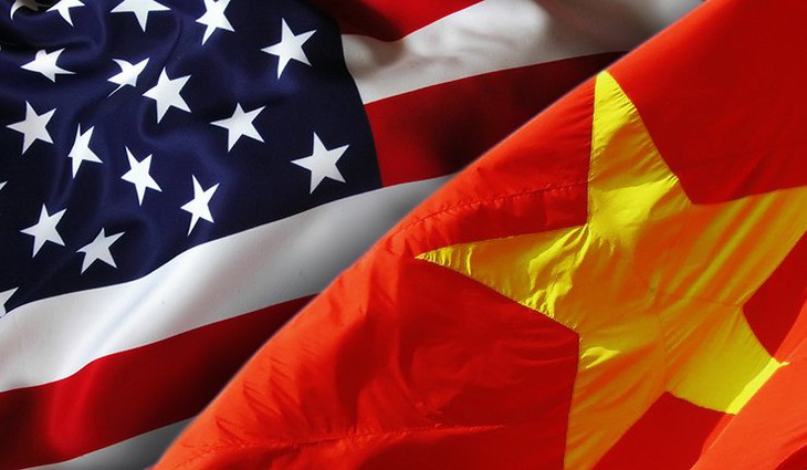 Quốc kỳ của Hoa Kỳ và Việt Nam. Ảnh minh họa/TXXVN 