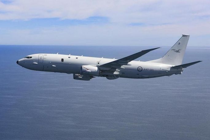 Bộ Quốc phòng Úc cho biết một máy bay tuần tra thuộc không quân nước này đã bị một chiến đấu cơ Trung Quốc ngăn chặn một cách nguy hiểm ở biển Đông trong tháng 5. Ảnh: www.airforce.gov.au