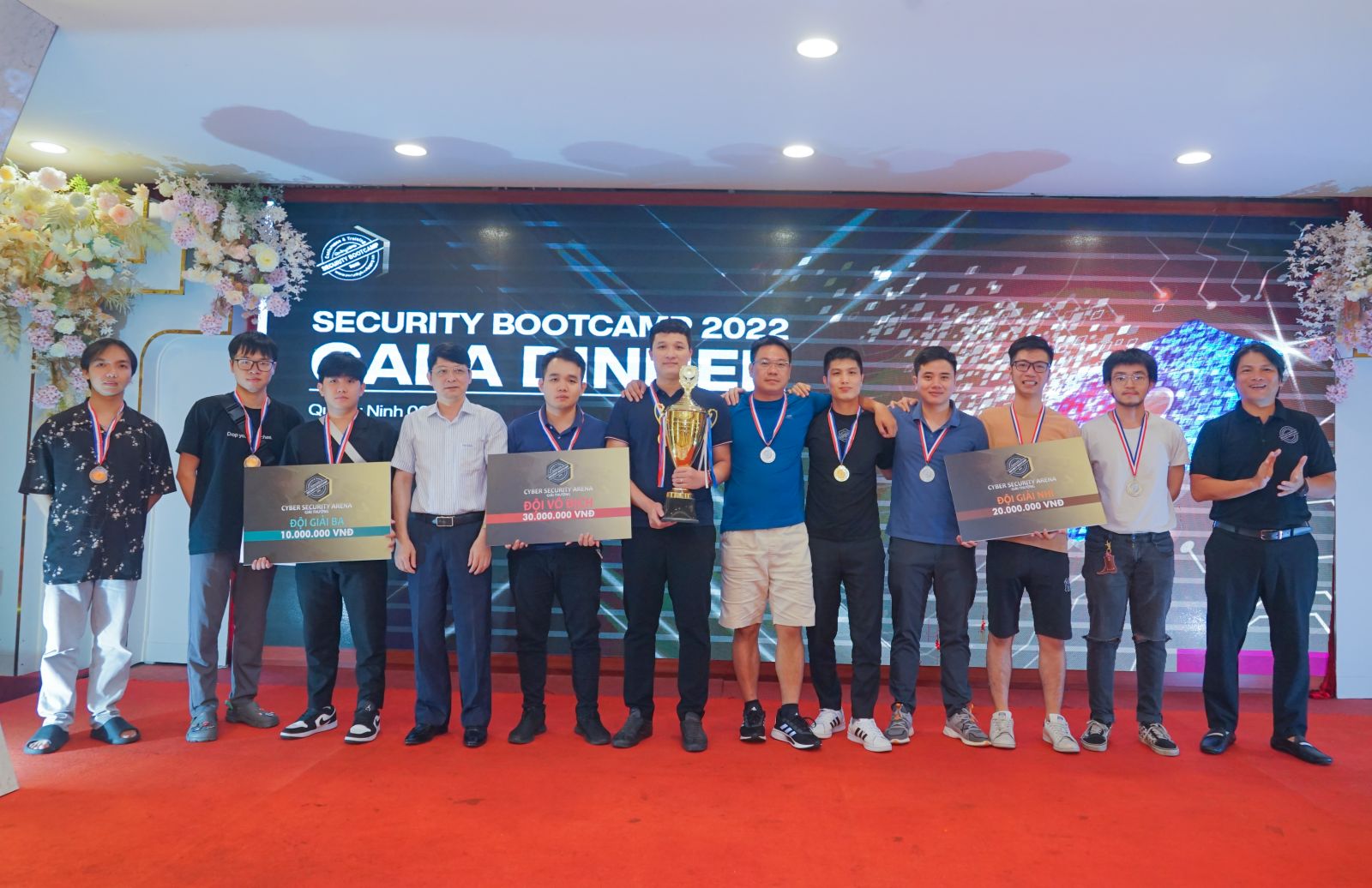 3 đội thi giành chiến thắng tại Đấu trường ATTT tại sự kiện Security Bootcamp 2022 