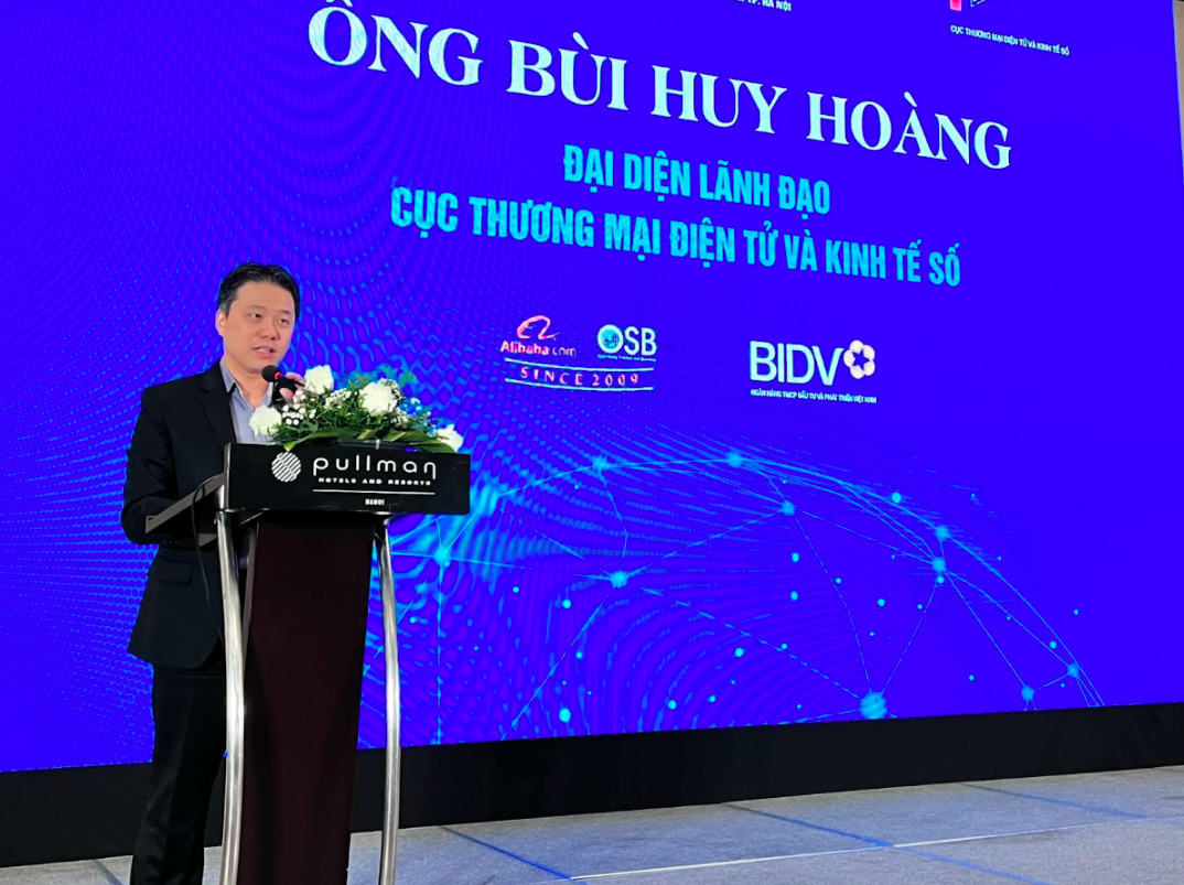 Ông Bùi Huy Hoàng, Phó Giám đốc Trung tâm tin học và Công nghệ số, Cục Thương mại điện tử và Kinh tế số, Bộ Công Thương