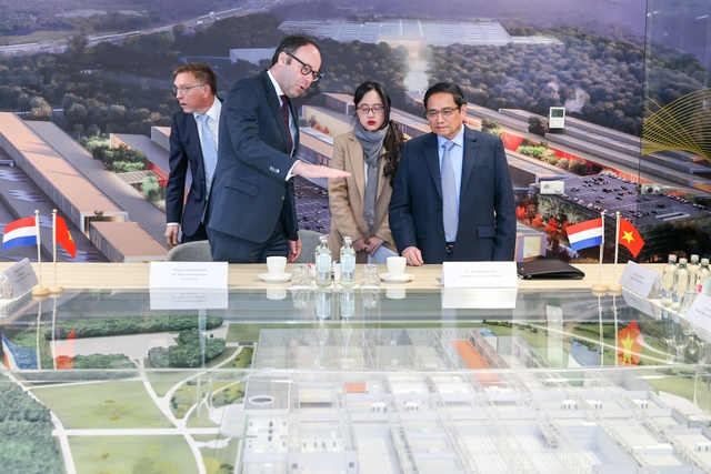 Thủ tướng thăm Trung tâm Công nghệ Brainport (BIC), thành phố Eindhoven, Hà Lan. Nơi đây được coi là 'thung lũng Silicon' của châu Âu - Ảnh: VGP/Nhật Bắc