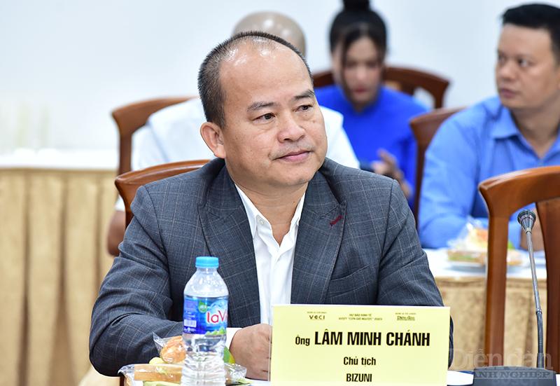 Ông Lâm Minh Chánh, Chuyên gia Tài chính, Chủ tịch Học viện Kinh doanh & Tài chính BizUni 