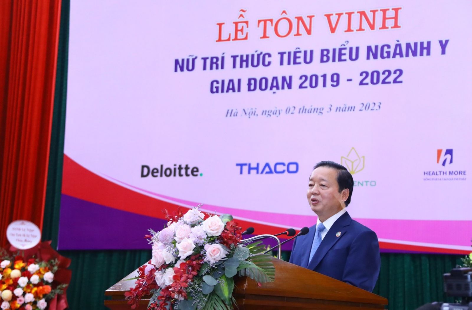 Phó Thủ tướng Chính phủ Trần Hồng Hà phát biểu chỉ đạo tại buổi lễ. Ảnh Văn Điệp, TTXVN