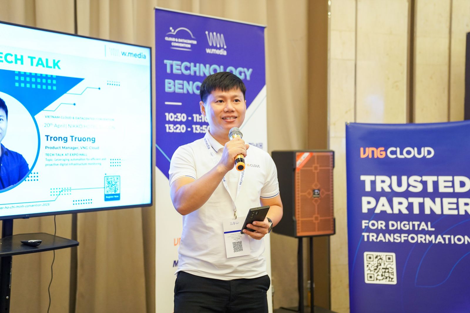 Ông Trương Thanh Trọng – Quản lý sản phẩm VNG Cloud chia sẻ về giải pháp vMonitor