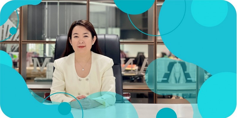 Bà Trần Mỹ Linh, Chủ tịch HĐQT kiêm đại điện pháp luật Công ty CP phát triển nhà ở Bắc Từ Liêm