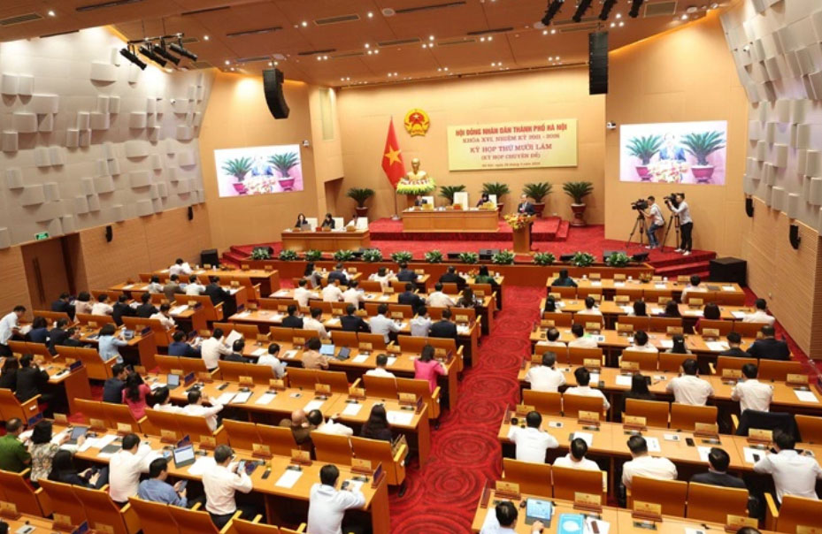 Với 92,55% đại biểu có mặt tán thành, HĐND TP Hà Nội đã thông qua nghị quyết về Quy hoạch thủ đô Hà Nội thời kỳ 2021-2030
