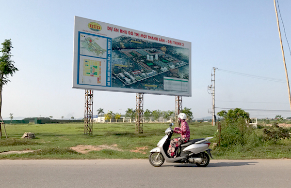 Dự án khu đô thị Thanh Lâm - Đại Thịnh 2 do Tổng Công ty Đầu tư phát triển nhà và đô thị HUD làm chủ đầu tư “đắp chiếu” nhiều năm qua