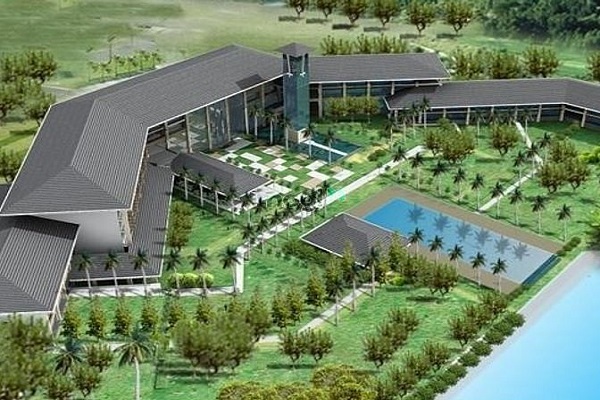 Dự án sân golf và biệt thự sinh thái Cam Ranh có diện tích 171,90ha được phối cảnh trước đây