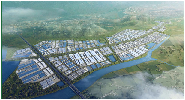 Khu công nghiệp Sông Khoai rộng 714ha, có tổng số vốn đầu tư 3.500 tỉ đồng ở thị xã Quảng Yên được giao cho Tập đoàn Amata – nhà đầu danh tiếng về đầu tư khu công nghiệp của Thái Lan – là một trong những dự án trọng điểm của Quảng Ninh.