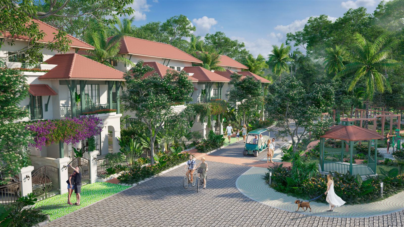 Biệt thự Sun Tropical Village – Dòng wellness second home tiên phong ở Nam Phú Quốc. (Ảnh phối cảnh)