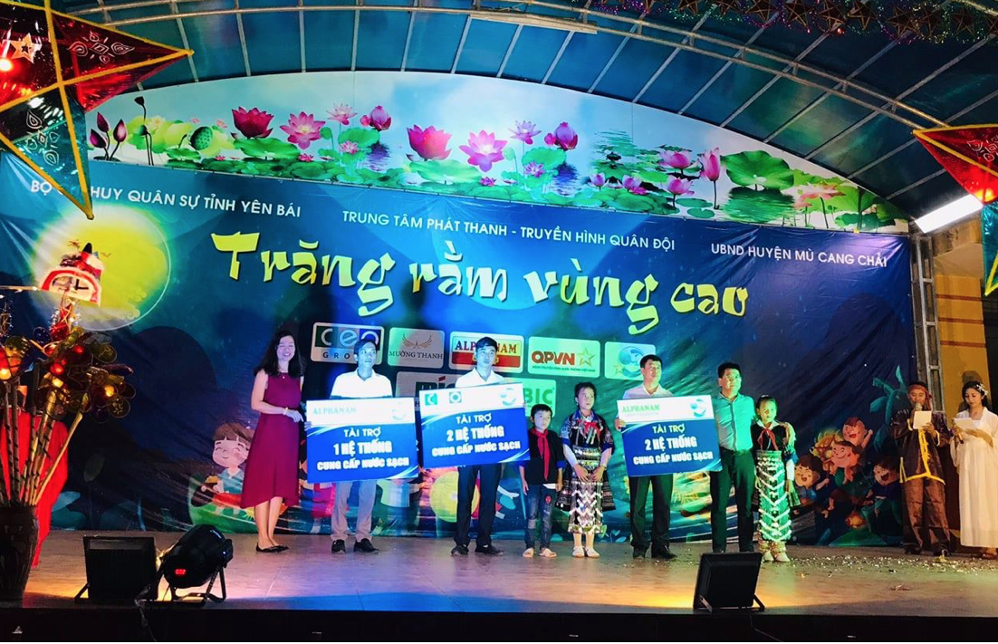 Tháng 9/2019, Alphanam Group và Quỹ Alphanam Green Foundation đã trao tặng cho trường mầm non và Tiểu học tại bản Xép Dì Hồ, xã Lao Chải, huyện Mù Cang Chải, tỉnh Yên Bái 2 hệ thống máy lọc nước trị giá 100 triệu đồng