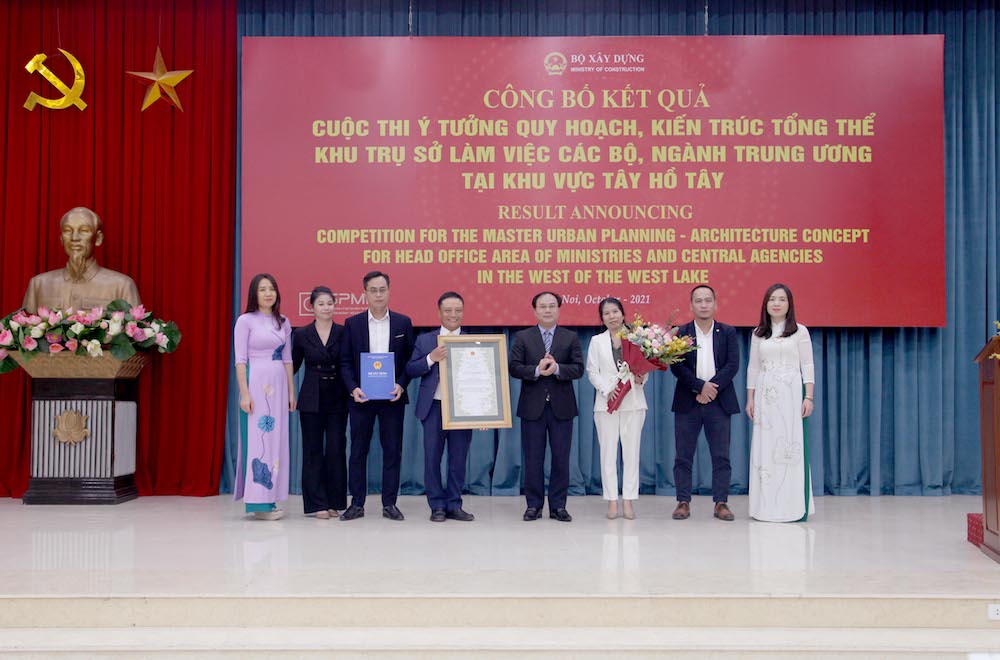 Liên danh Nikken Sekkei Ltd và Công ty Cổ phần Tư vấn đầu tư và Thiết kế xây dựng Việt Nam dành giải A cuộc thi