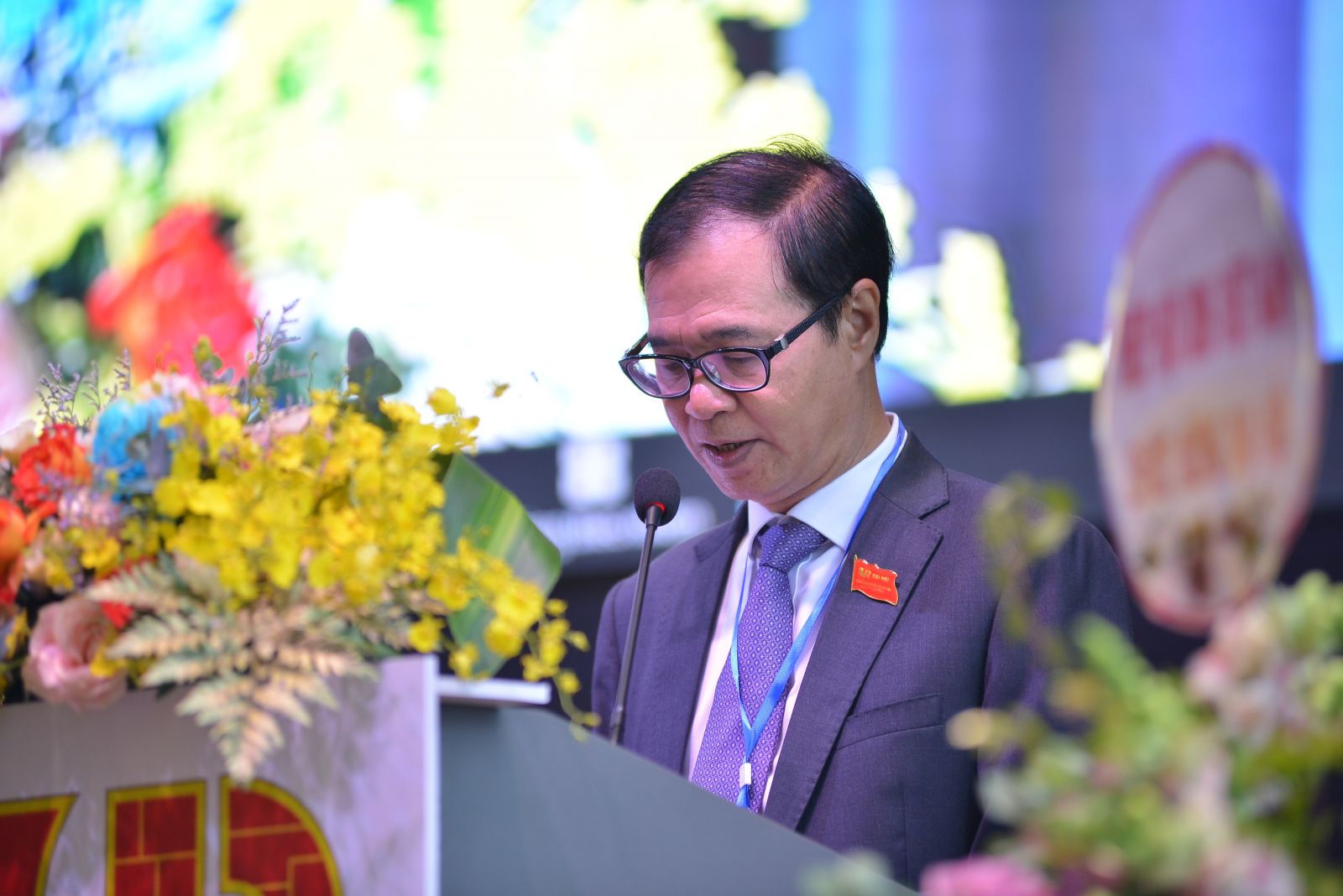 , ông Nguyễn Mạnh Hà, Chủ tịch VARS phát biểu tại Đại hội. 