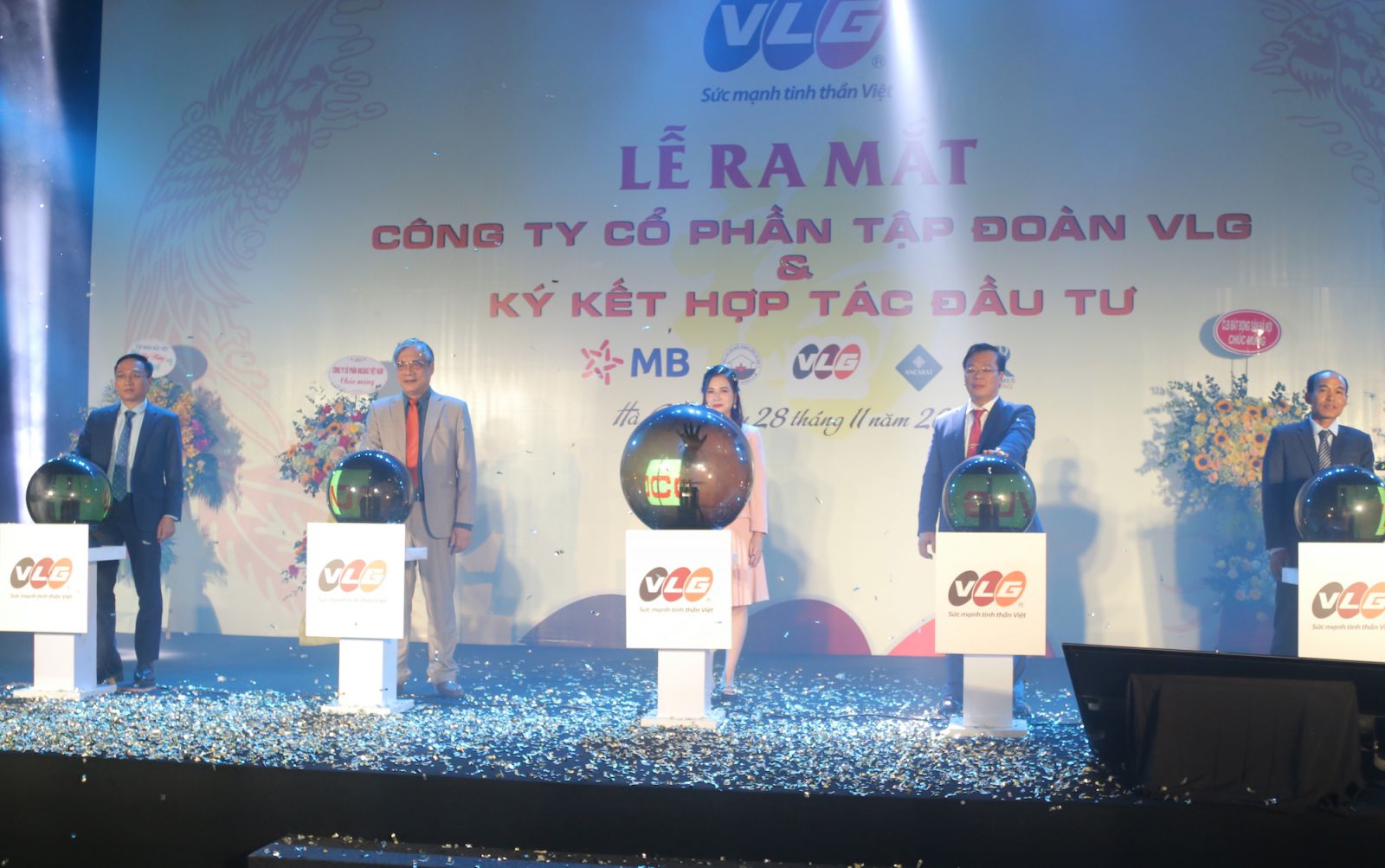 Công ty cổ phần Tập đoàn VLG ra mắt và ký kết hợp tác đầu tư