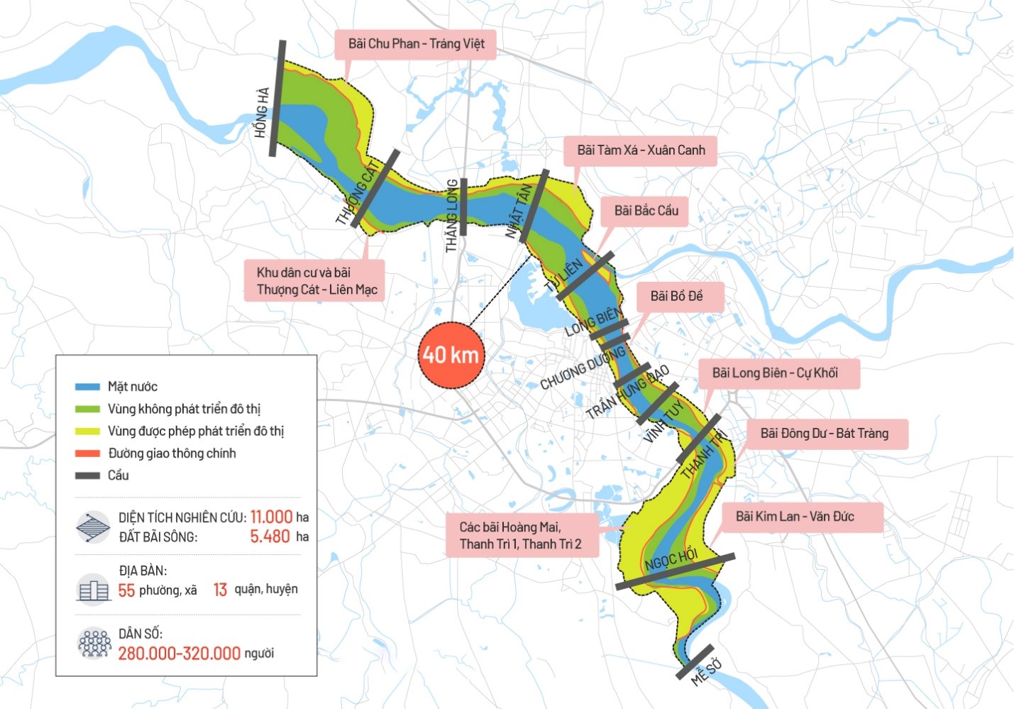 Quy hoạch đô thị sông Hồng – Đòn bẩy thép tăng nhiệt thị trường BĐS khu vực Long Biên