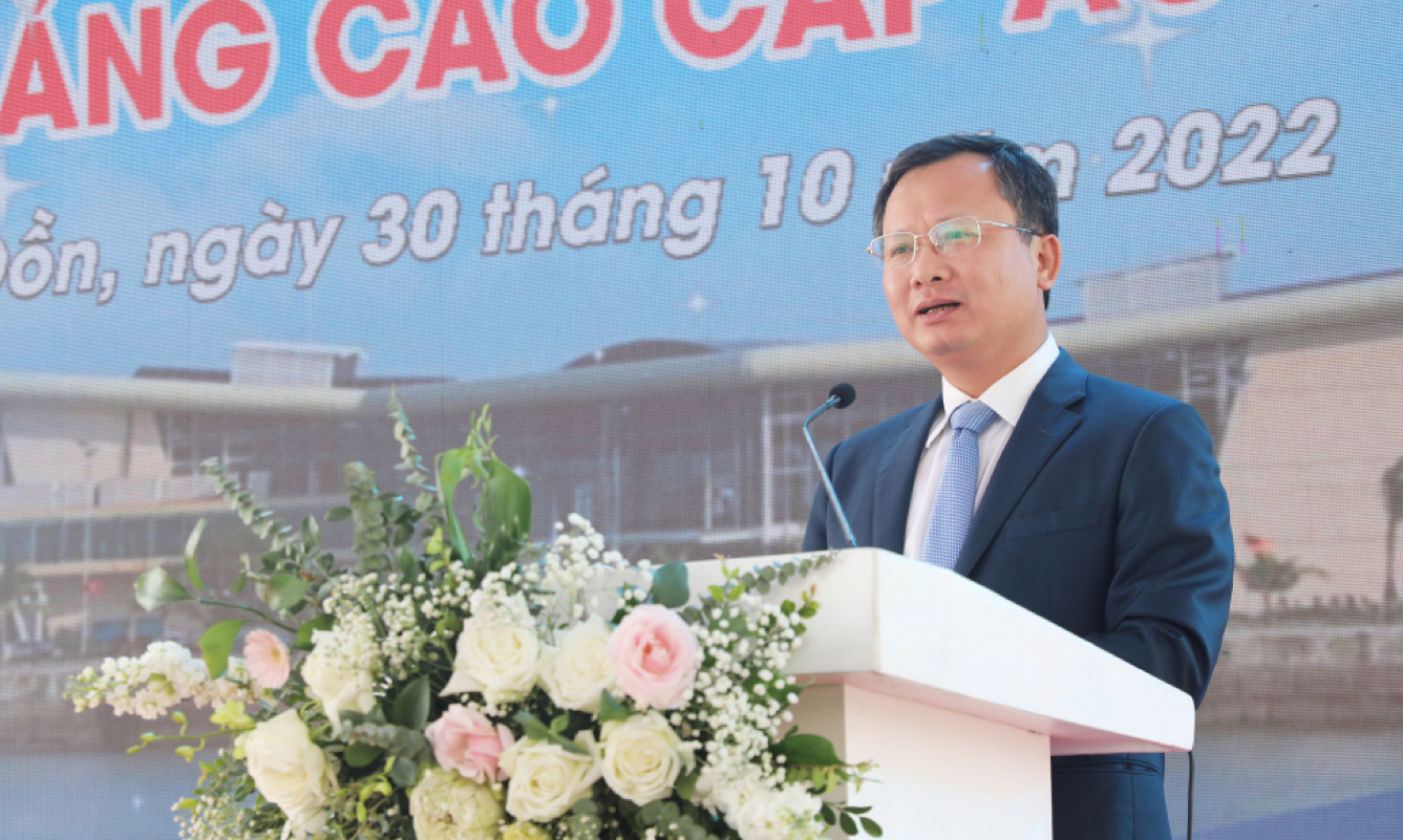 Ông Cao Tường Huy, Phó Chủ tịch Thường trực UBND tỉnh Quảng Ninh tại sự kiện 