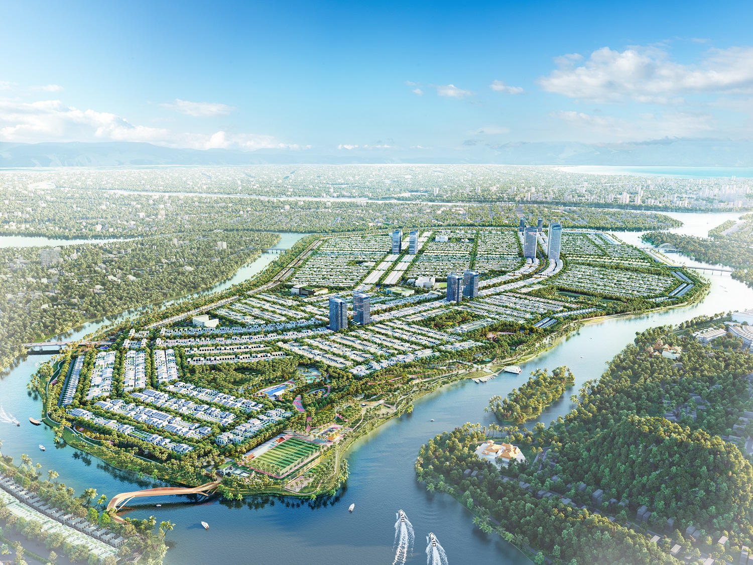 Khu đô thị Sun Riverpolis phía Đông Nam Đà Nẵng (Ảnh phối cảnh minh họa)