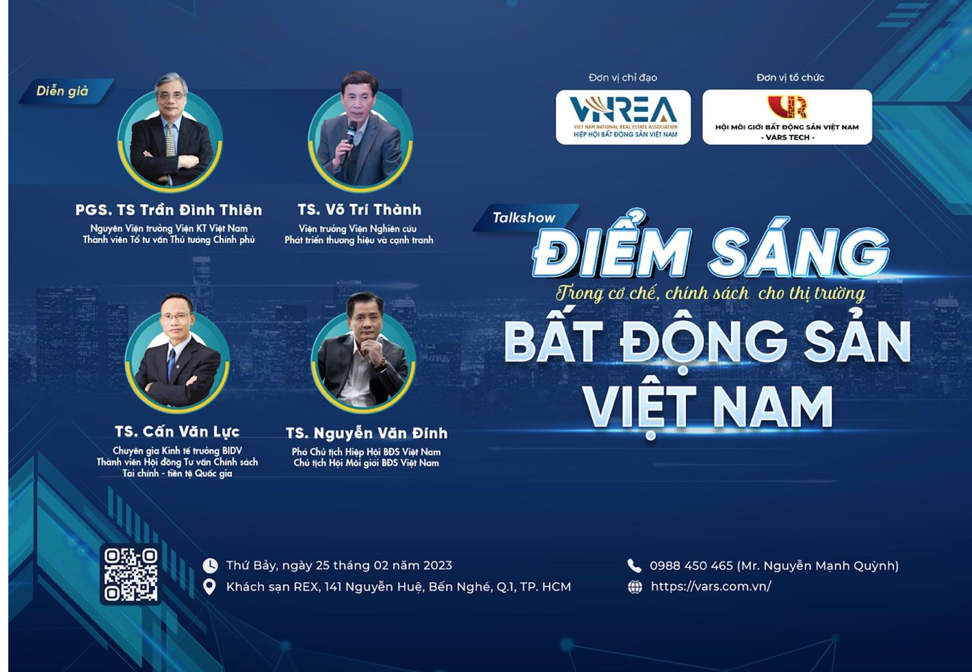 Talkshow “Điểm sáng trong cơ chế, chính sách cho thị trường BĐS Việt Nam” và Hội nghị Ban chấp hành VARS 2023