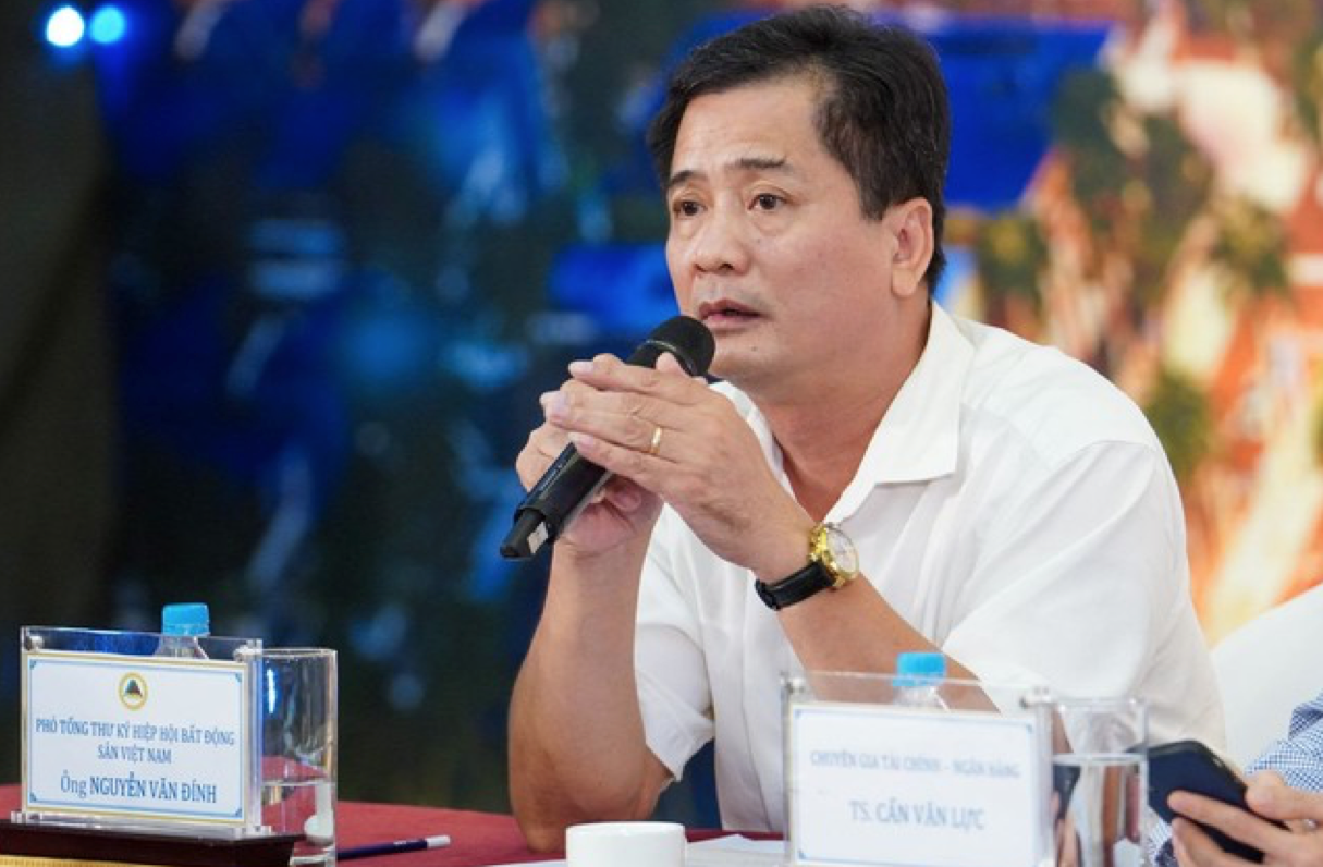 TS Nguyễn Văn Đính, Phó Chủ tịch Hiệp hội Bất động sản Việt Nam - Chủ tịch Hội môi giới Bất động sản Việt Nam
