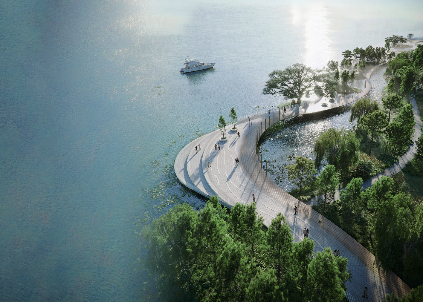 Ecovillage Saigon River có 32ha mặt nước đi qua toàn dự án