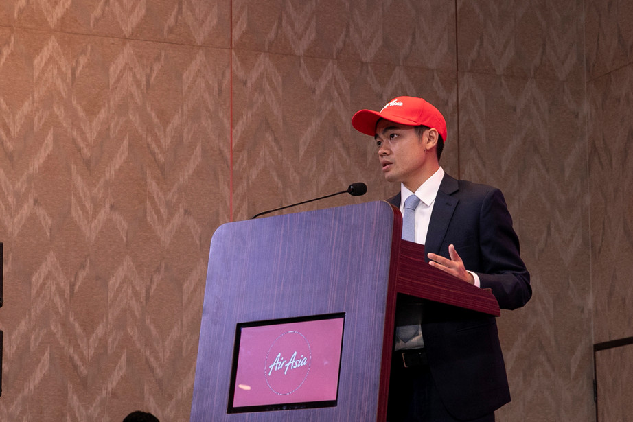 Ông Vissoth Nam – Giám đốc điều hành, AirAsia Campuchian phát biểu tại sự kiện.