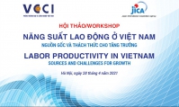 28/04: Hội thảo năng suất lao động ở Việt Nam - Nguồn gốc và thách thức cho tăng trưởng