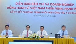 Diễn đàn Báo chí và doanh nghiệp đồng hành vì Việt Nam phồn vinh, hạnh phúc