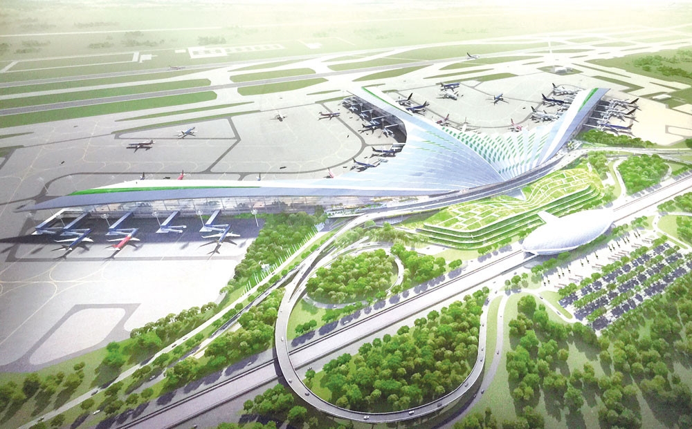 Hình ảnh dự án sân bay Long Thành.