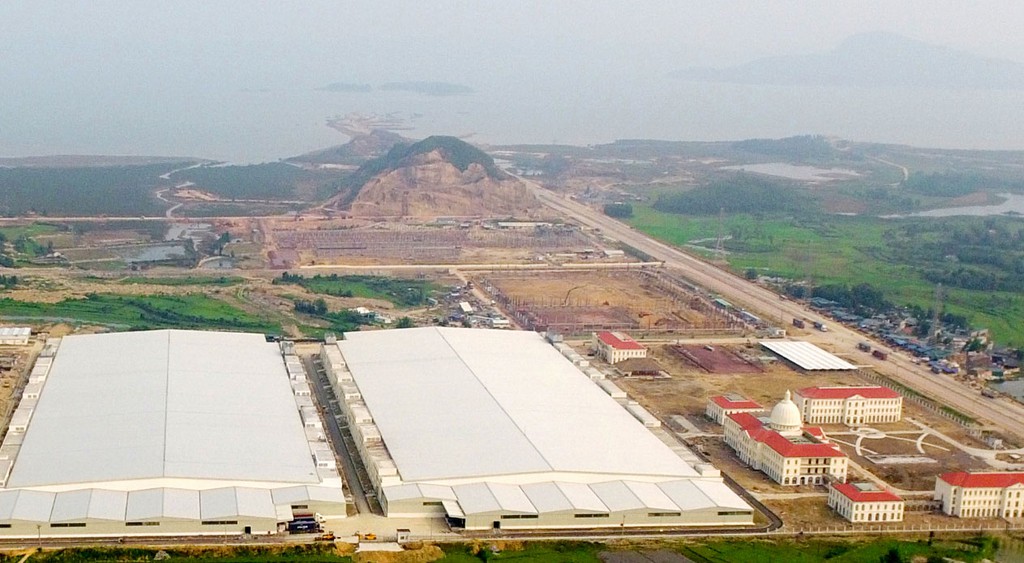 Khu công nghiệp, cảng biển Hải Hà được quy hoạch với tổng diện tích 4.988 ha, đất sản xuất công nghiệp là 2.745 ha