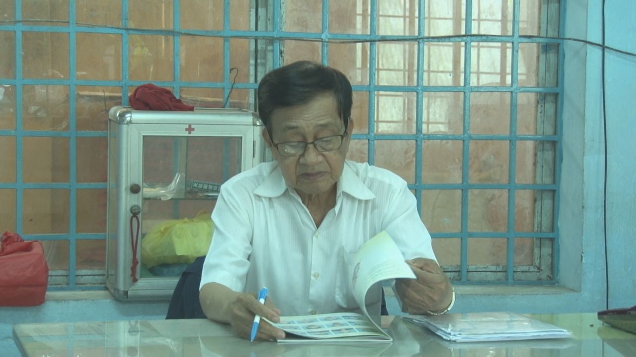 ông Nguyễn Văn Mốt, người dân thường hay gọi là Thầy Mốt