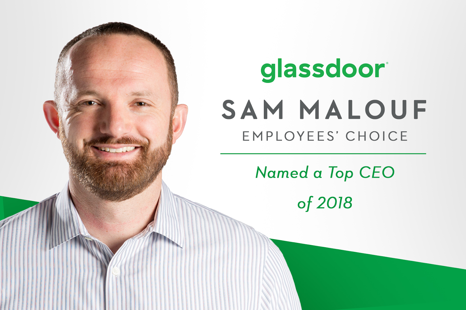 Ảnh: Sam Malouf - CEO được nhân viên bình chọn nhiều nhất năm 2018
