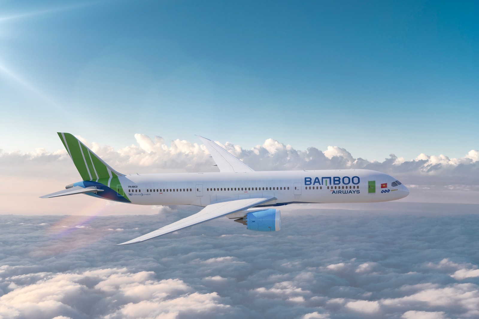 Bamboo Airways sẽ tiếp nhận máy bay thân rộng Boeing 787-9 Dreamliner đầu tiên trong tháng 12/2019