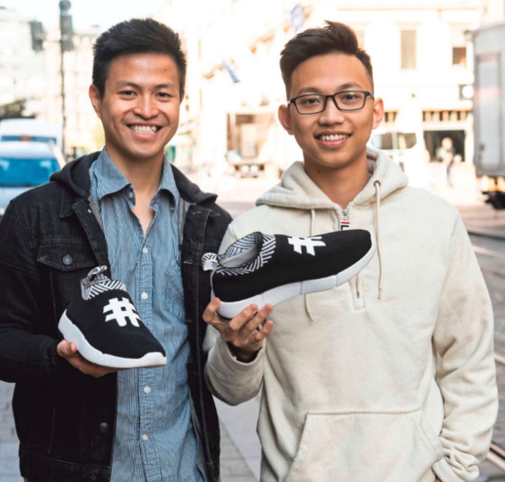 Jesse Khánh Trần (trái) và Chu Hoàng Sơn, founder của Rens Original.