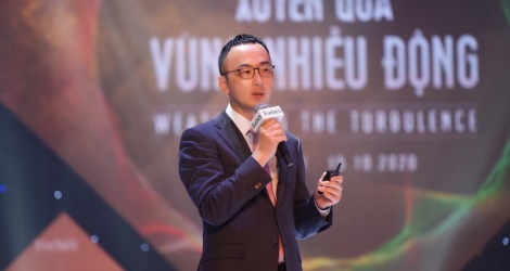 Ông II-Dong Kwon, Tổng giám đốc BCG Việt Nam phát biểu tại Diễn đàn Kinh doanh năm 2020 do Forbes Việt Nam tổ chức chiều 15/10 (Ảnh: Forbes VN)