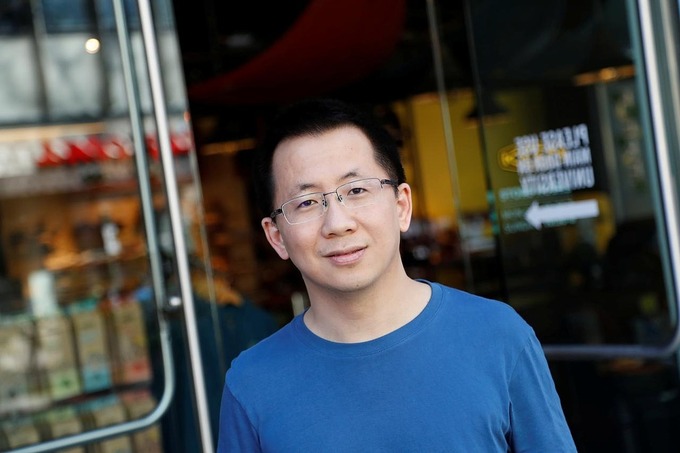 Zhang Yiming, Nhà sáng lập kiêm CEO of ByteDance, tại Palo Alto, California, Mỹ ngày 4/3/2020. Ảnh: Reuters.