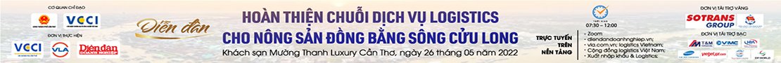 banner trên báo điện tử Diễn đàn Doanh nghiệp - sự kiện Diễn đàn Logistics ĐBSCL