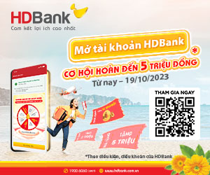 Banner HDbank 2 tuần từ 3/10